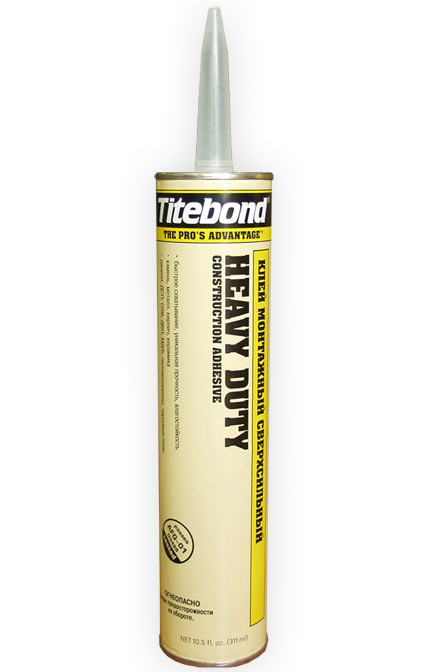 Клей монтажный сверхсильный Titebond Heavy Duty 310мл Клей монтажный сверхсильный Titebond Heavy Duty 310мл