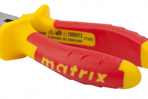 Длинногубцы прямые Insulated 160 мм двухкомпонентные рукоятки MATRIX PROFESSIONAL Длинногубцы прямые Insulated 160 мм двухкомпонентные рукоятки MATRIX PROFESSIONAL