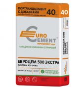 Цемент М-500 EuroCement Д20 50кг Цемент М-500 EuroCement Д20 50кг