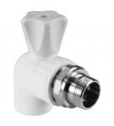 Кран шаровой для радиатора угловой 25х1/2" Valfex